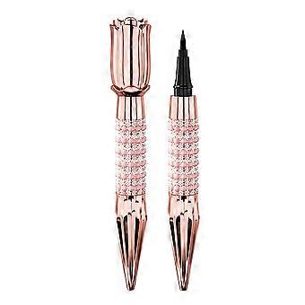 Rose Gold Waterproof Eyeliner Pen, Precise Soft Tip Smudge Proof Liquid Eyeliner for Long Lasting Makeup