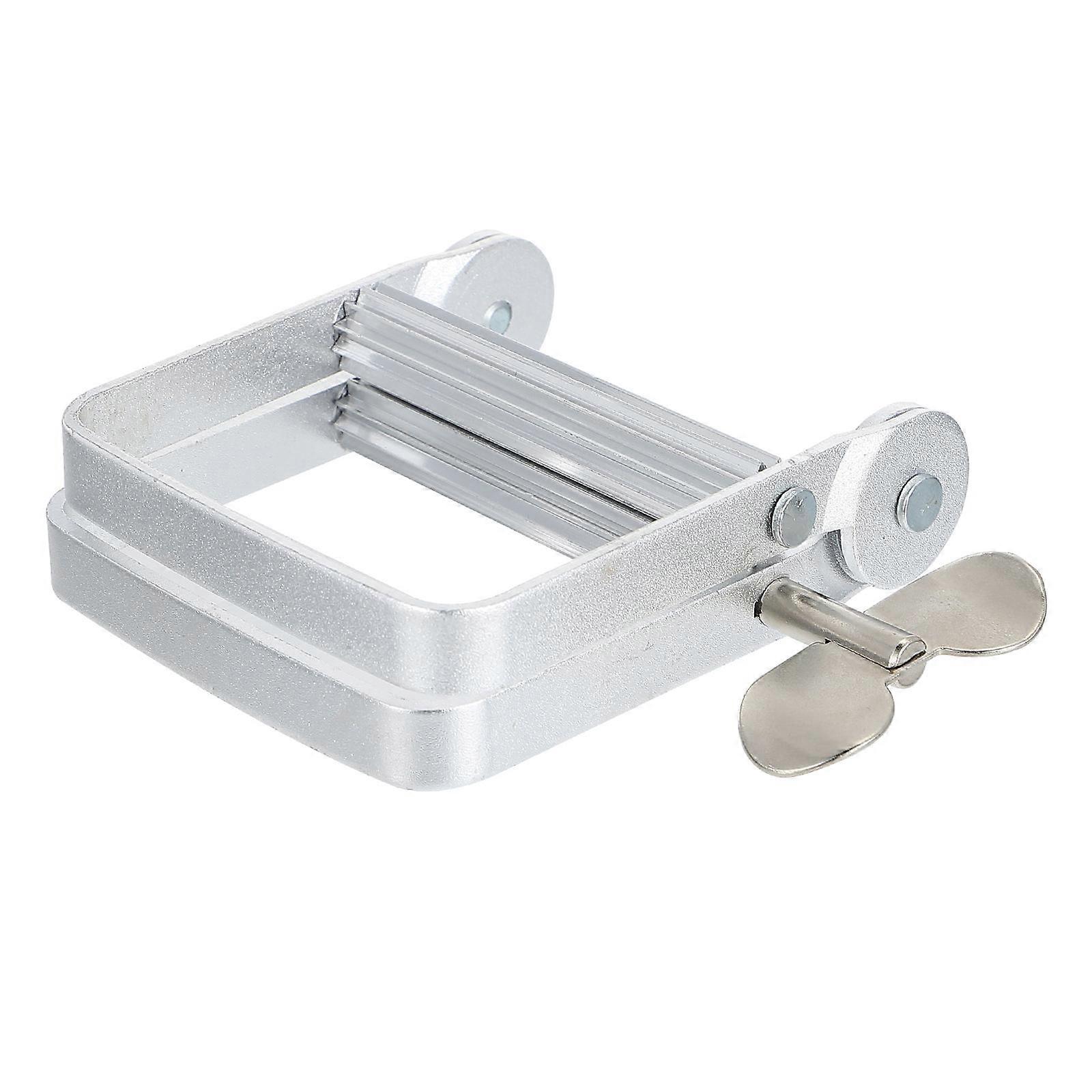 Salon Squeezer Metal Toothpaste for Hairdressing 2Pcs Silver