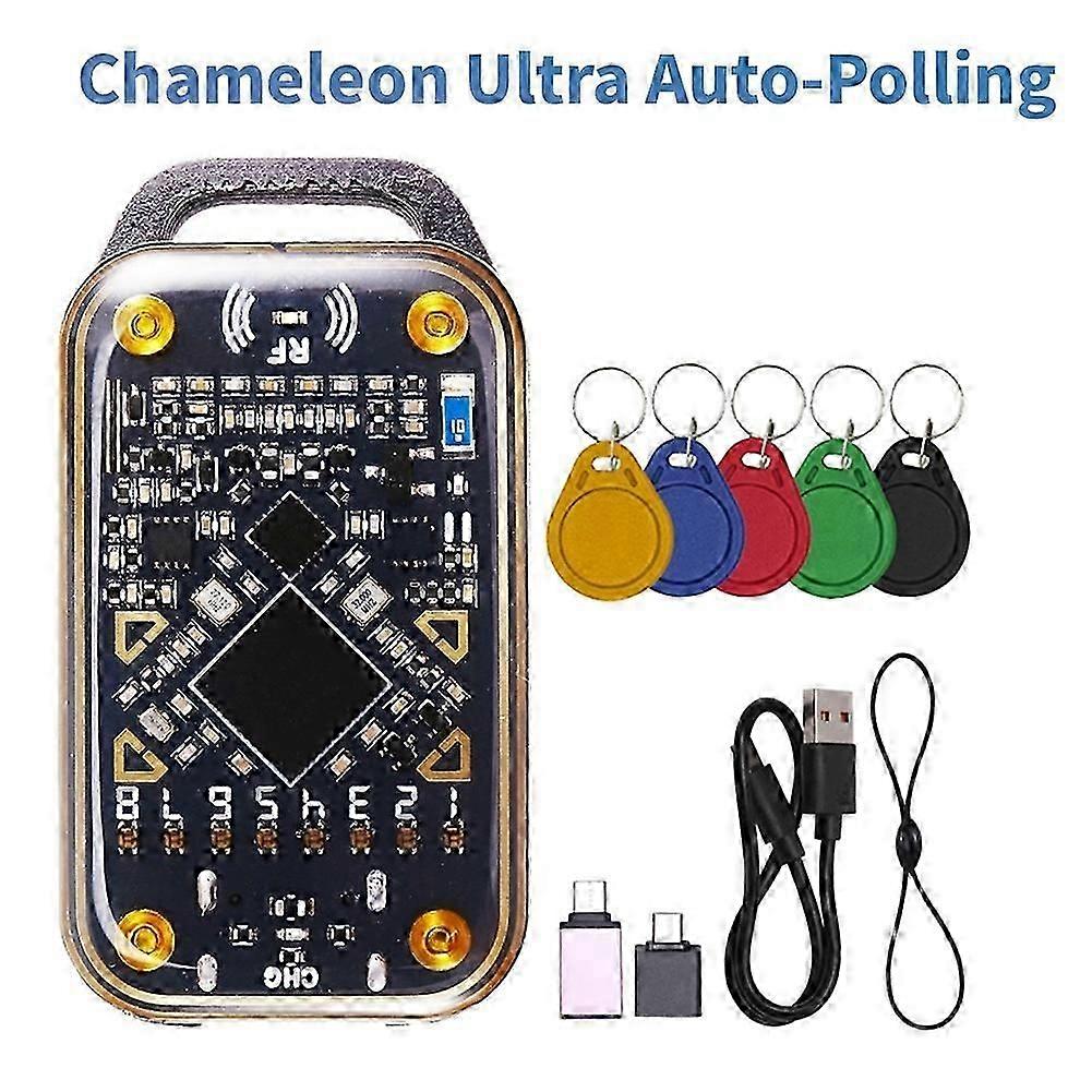 Chameleon Ultra RFID Smart Card Emulator+5XUID Keychain Chip Reader