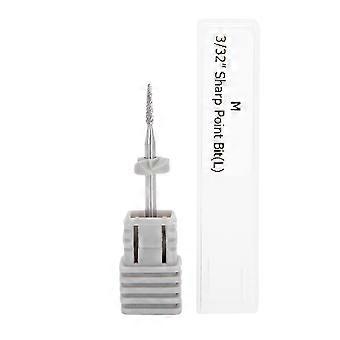 Professionel Wolfram stål neglebor Neglepolering Slibehoved Manicure ToolT24? 8mm