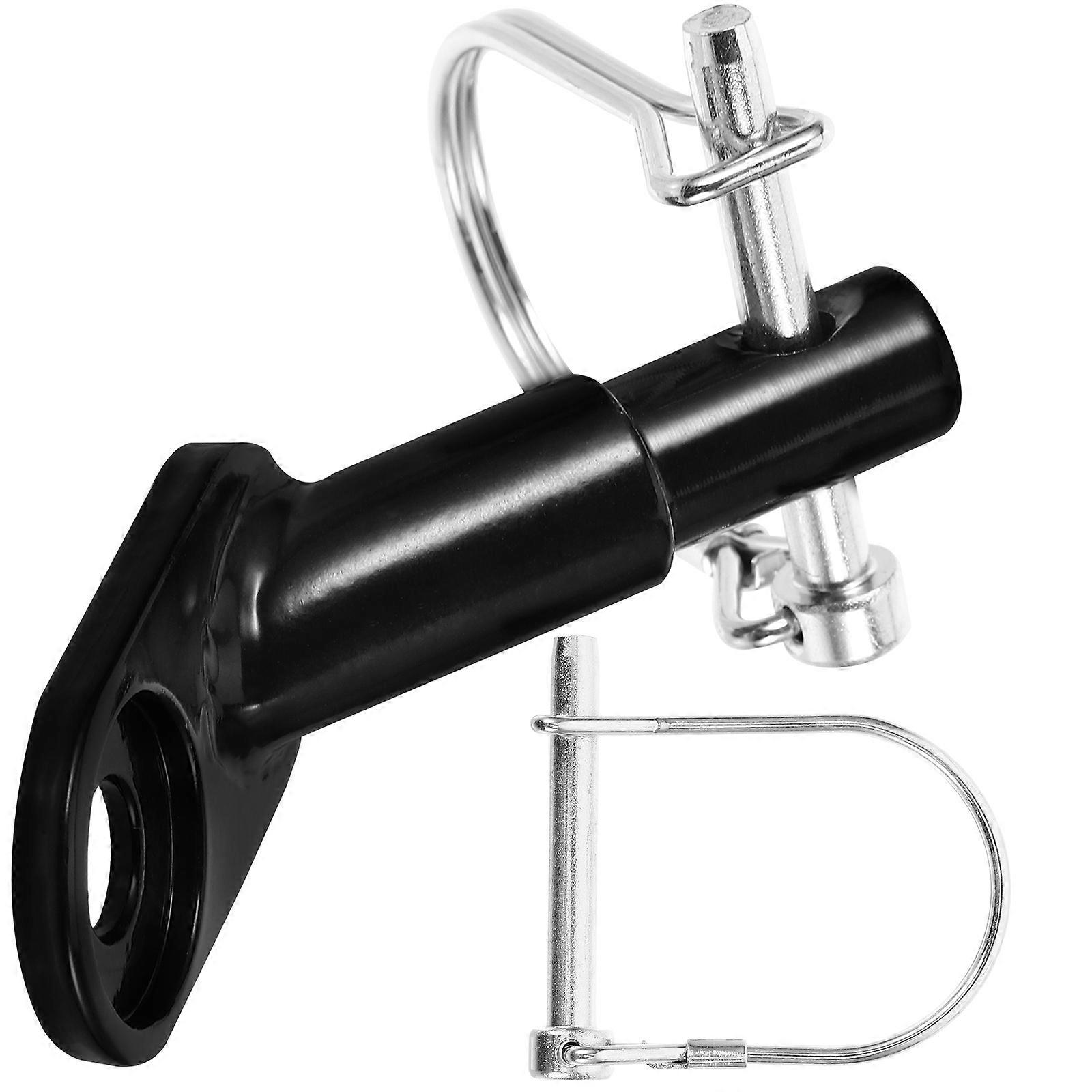 Iron Bike Trailer Hitch Coupler Attachment Function 2Sets Black