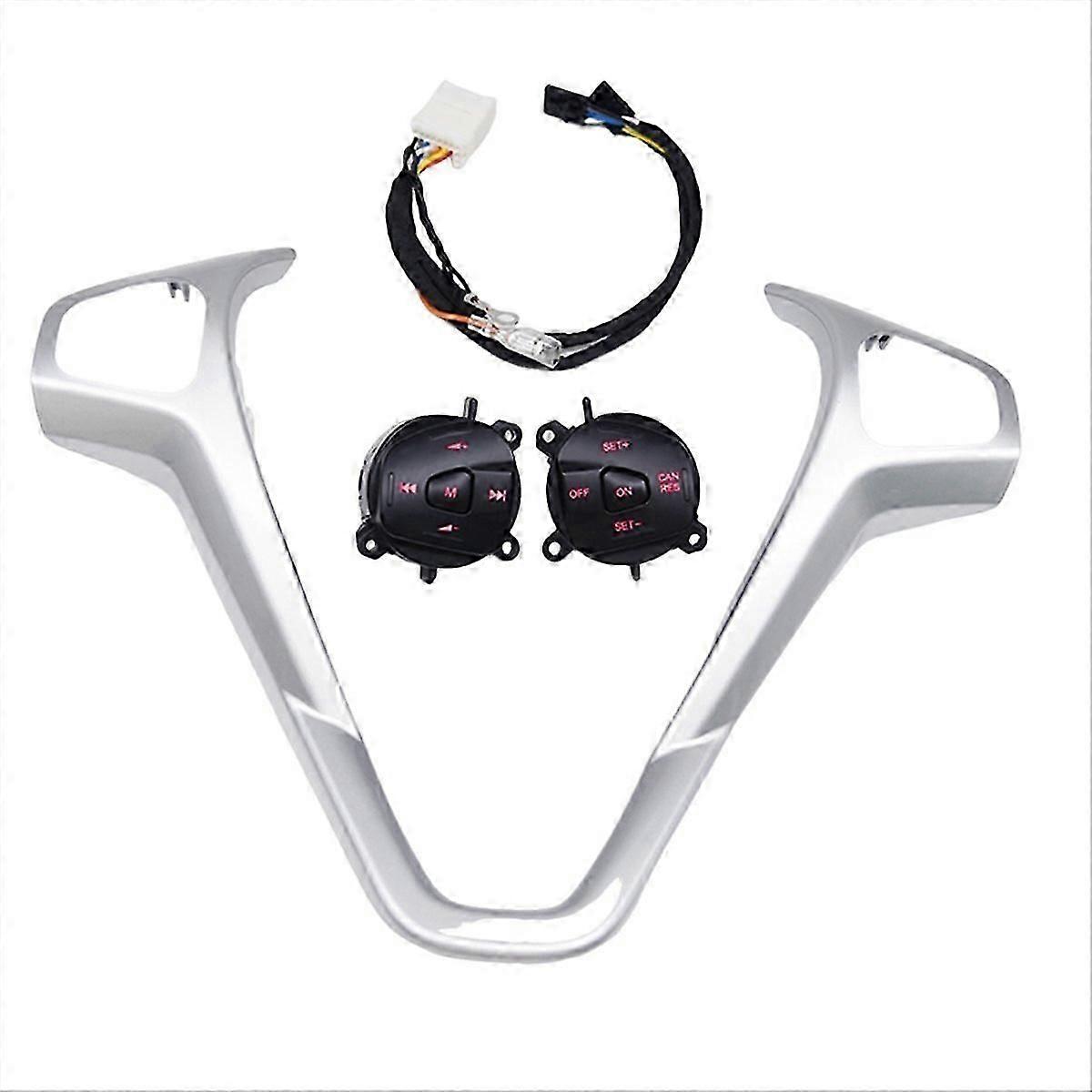 Red LED Cruise Switch Button with Matching Steering Wheel Trim Frame