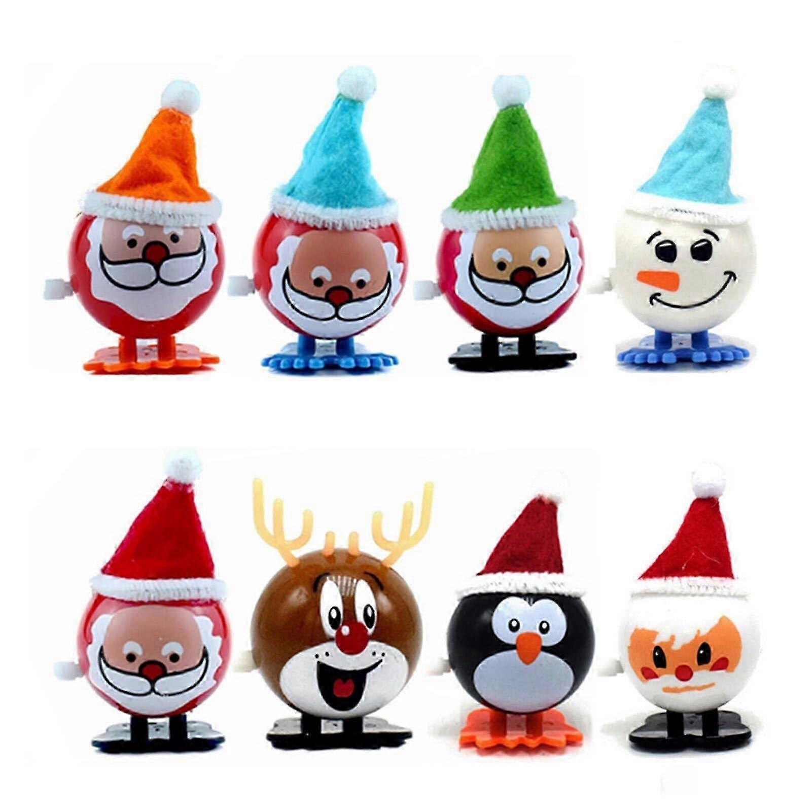 ABS Santa Spring Toy Pack 8pcs