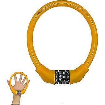 Candado de combinación para bicicleta ligero y reajustable