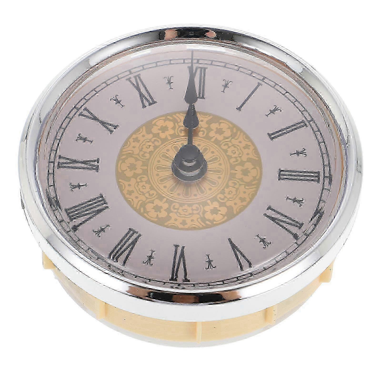 Compact Retro Round Decor Clock