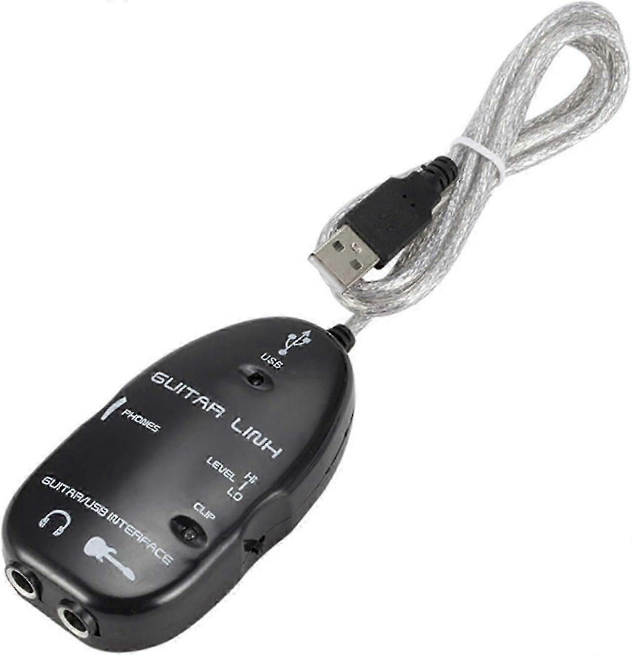 USB Guitar Interface Cable For PC iOS