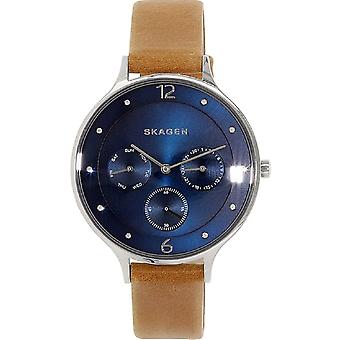 Skagen Anita Quartz Analog Woman Watch with SKW2310 Cowskin Bracelet