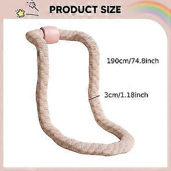 Weighted Soft Pilates Hoop Portable Indoor Abdomen Exercise Fitness Equipment-xj