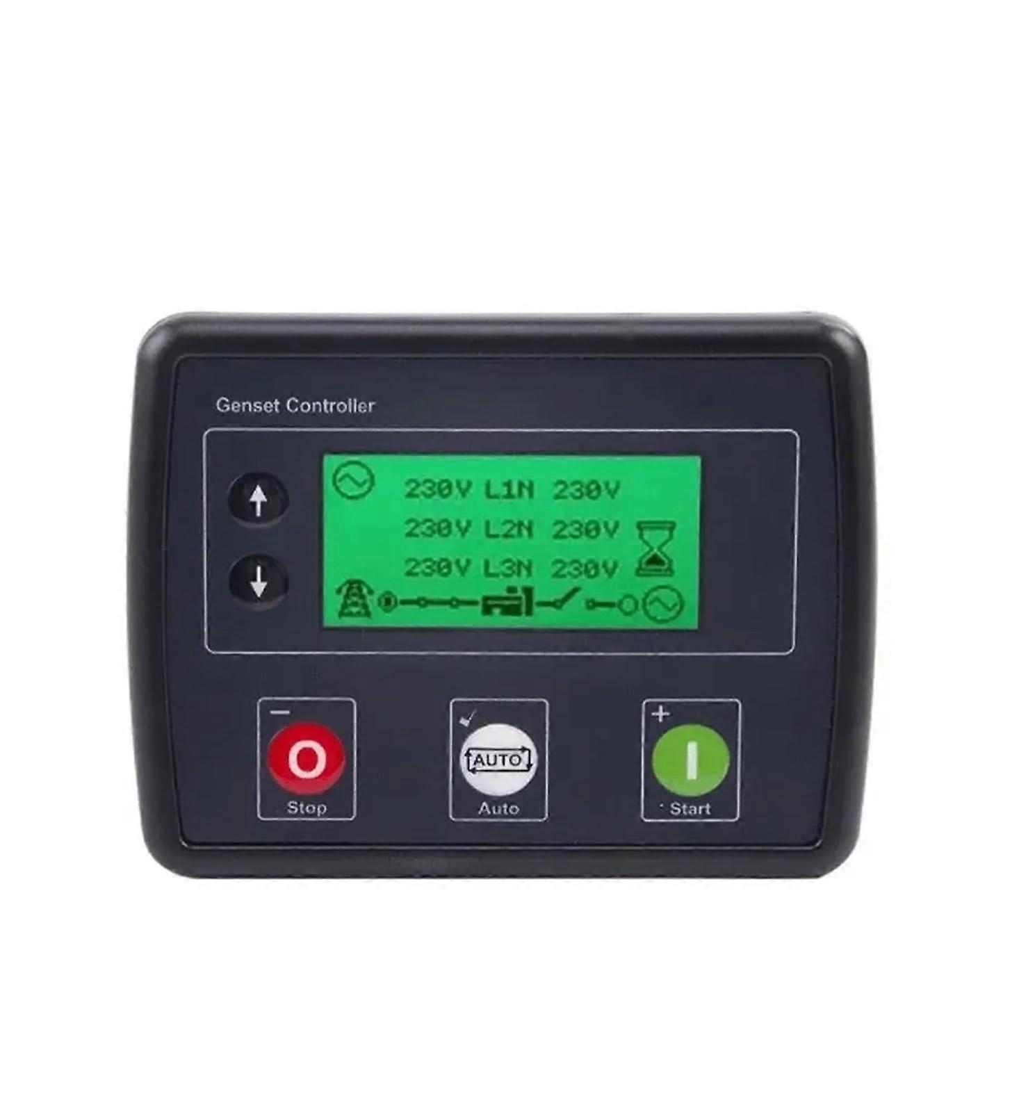 Generator Auto Start Controller with Fault Protection and Compact Panel Design for Genset
