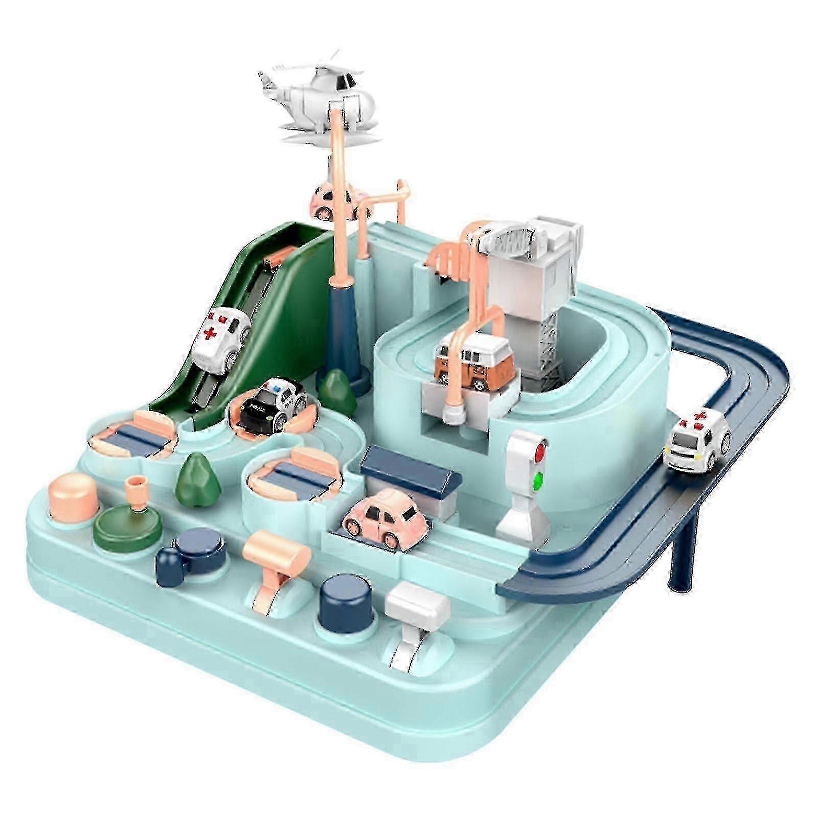 7-Level Manual Train Track Educational Toy