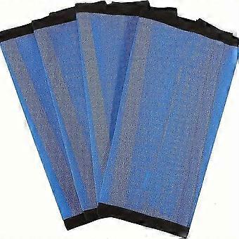 4PCS Boots for Horses Set of 4 Horse Leggings Leg Wraps Sport Training Professional Supplies Blue-JNNJV