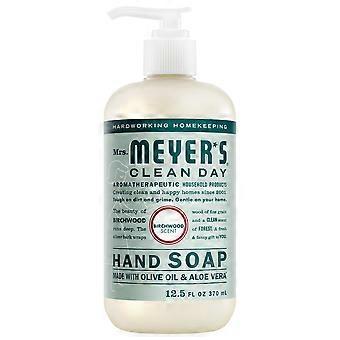 Mrs. Meyer's Clean Day Hand Soap Birchwood Scent 12.5 fl oz