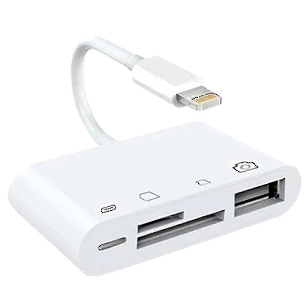 Compact 4 In 1 SD TF USB OTG Adapter