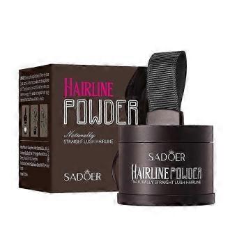 Hairline Powder, Root Touch-Up Powder - Instantly Cover Gray Roots, Hair Touch-Up, Hair Color Shadow for Thin Hair, 4g Black