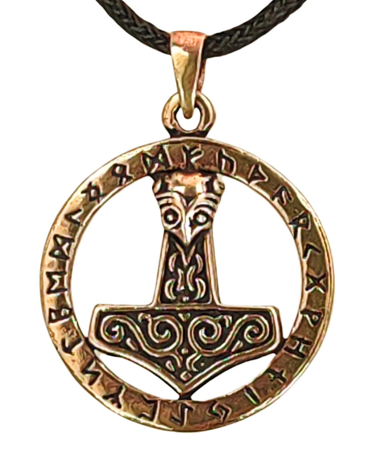 Colgante 119 Martillo de Thor - Bronce
