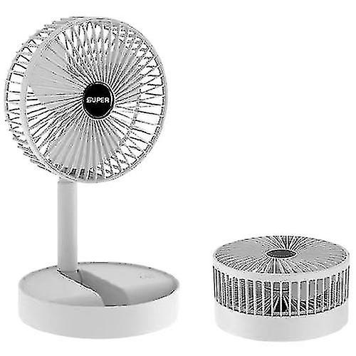 Piccolo ventilatore portatile da scrivania piedistallo telescopico pieghevole Mini tasca palmare USB ricaricabile ventilatore muto 3 velocità