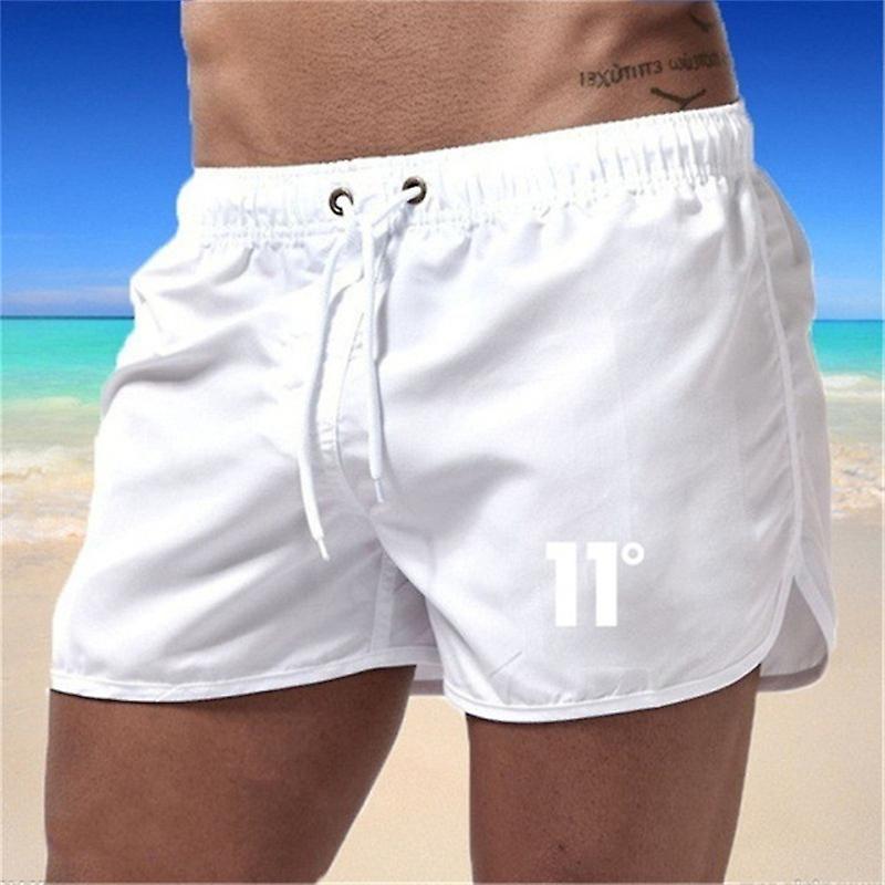 Męski Swim Trunk Stroje kąpielowe Pływanie Szybkie suszenie Drawstring Sport Beach Summer Sho