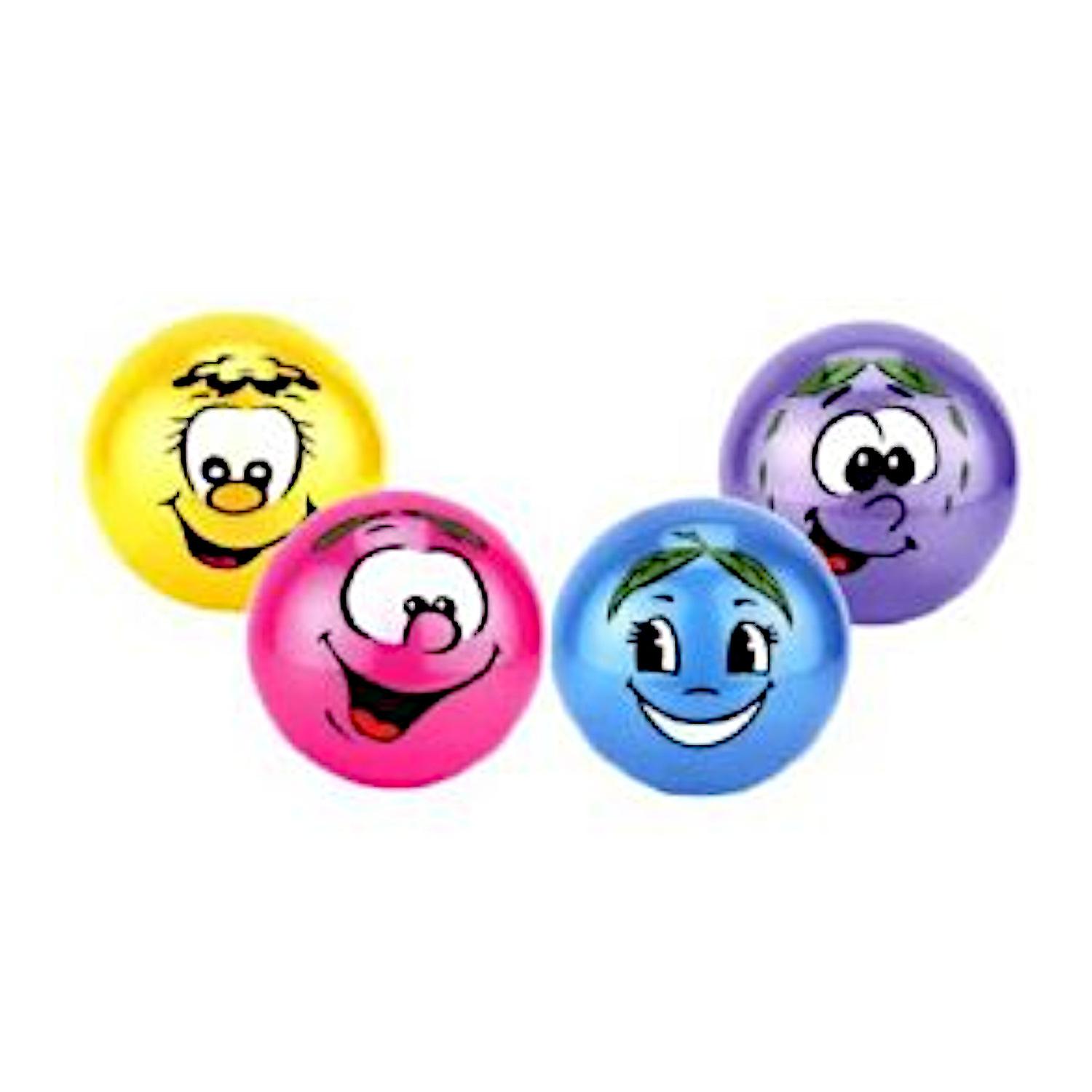 25Cm Fruit Face Inflatable Bouncy Ball