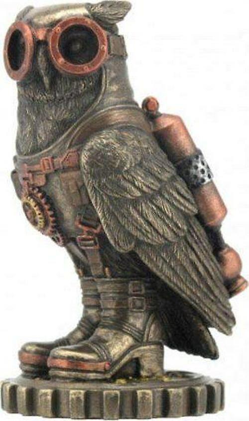 Steampunk Owl Figurine By Allianceinteriorsltd