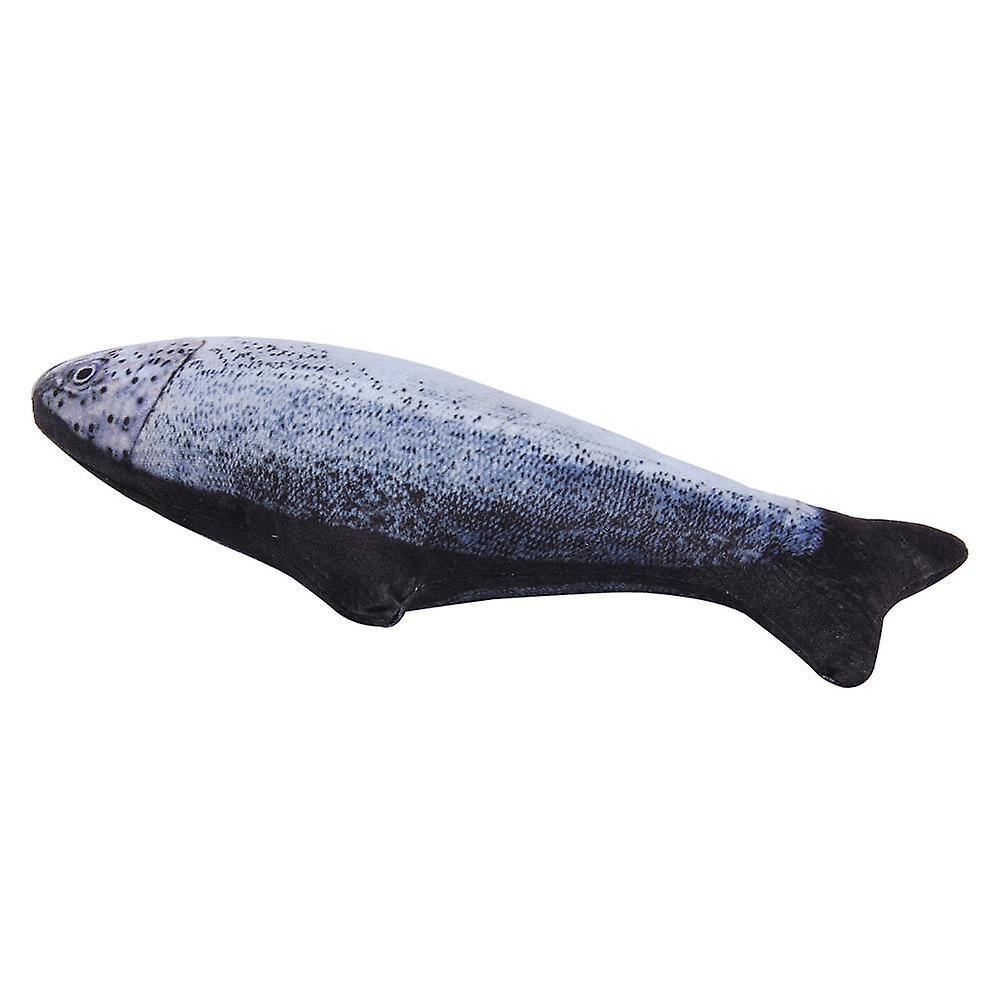 ZHOUBA Pet Cat Kitten Fish Shape Catnip Bite-resistant Playing Scratch Chewing Toy