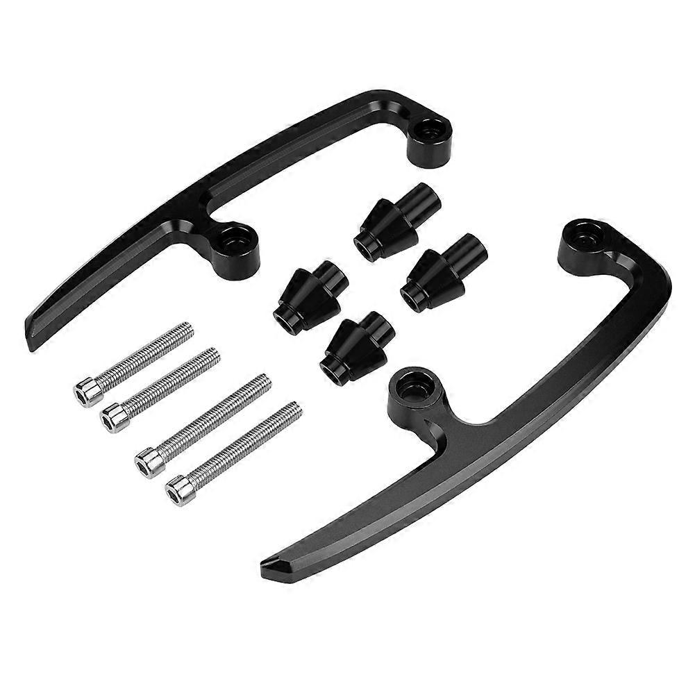 CNC Aluminum Motorcycle Passenger Rear Grab Bar Seat Rail Kit for Kawasaki Z650 17-18 Black