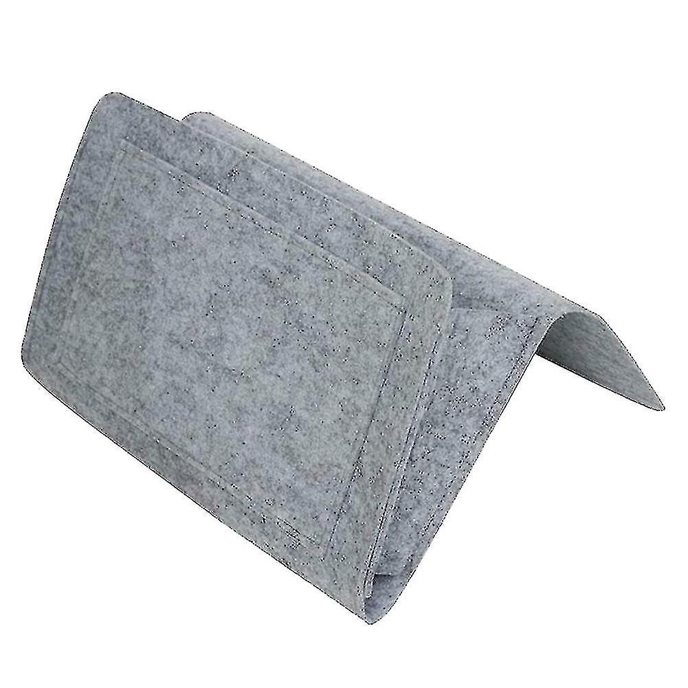 Bedside Felt Storage Bag With Pockets Portable Bed Sofa Desk Hanging Organizer