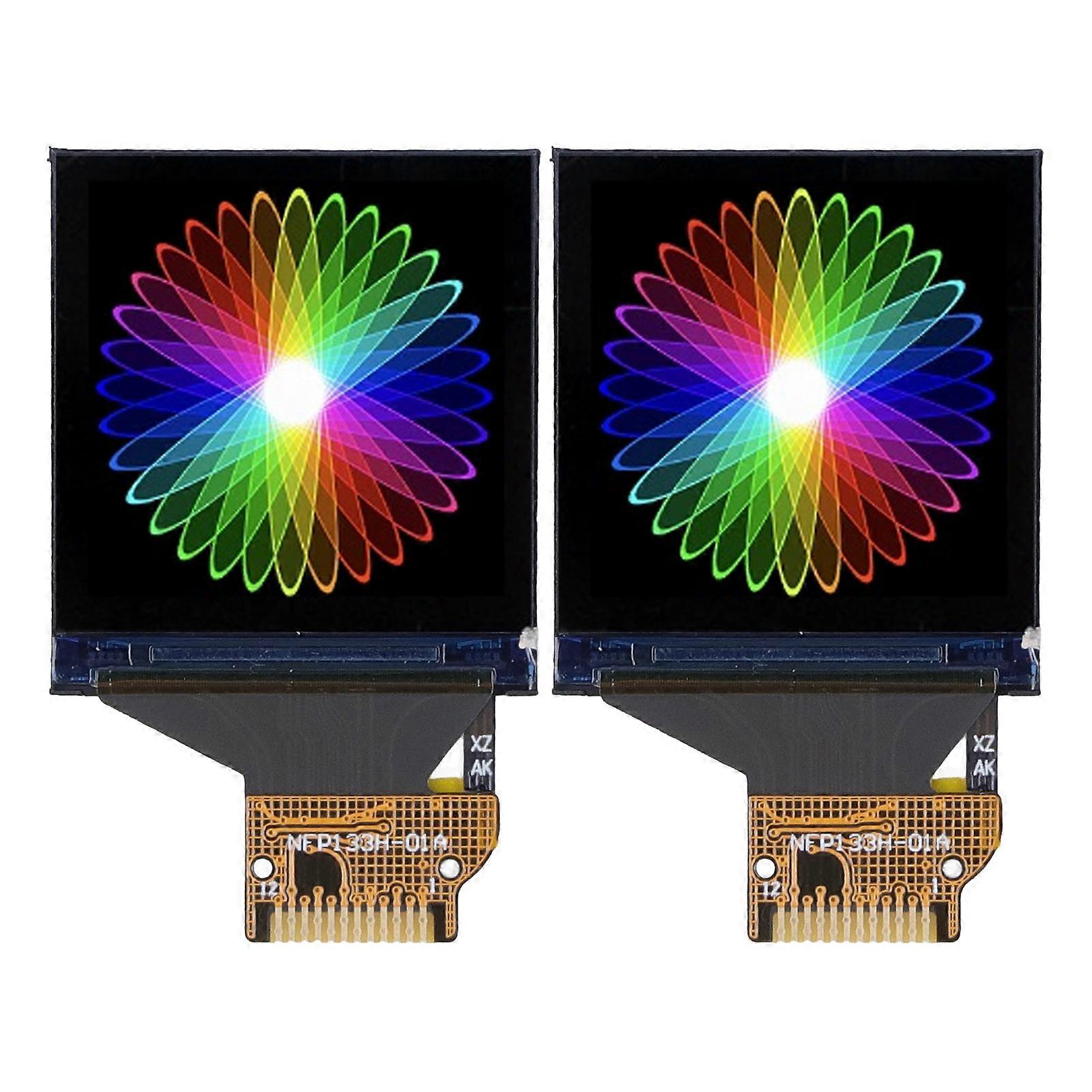 2PCS 1.3in TFT Color Screen with SPI Interface 240x240 IPS Display Module ST7789V Drive