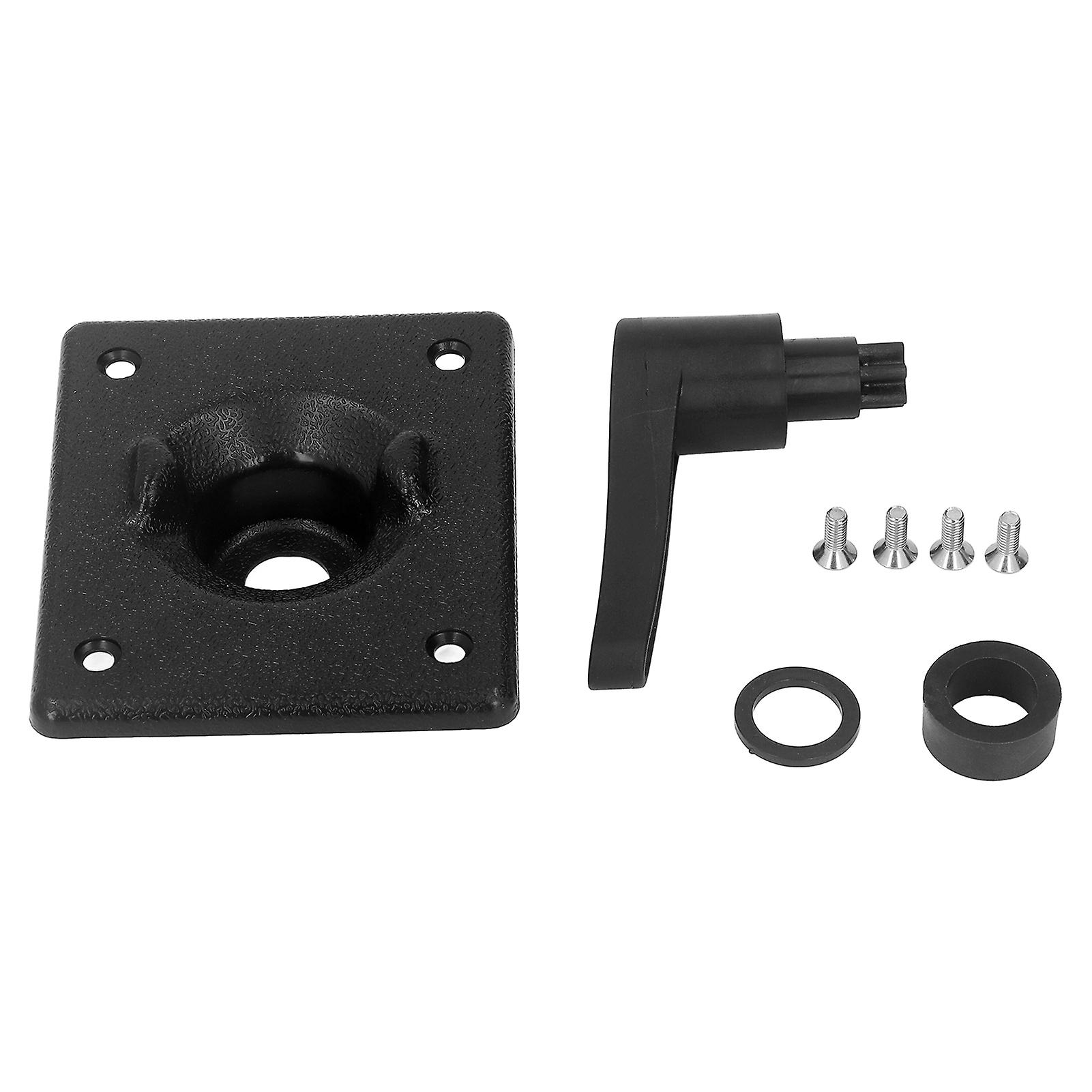 PVC Rudder Steering Control Handle Base, Lightweight Boat Rudder Control Parts, Kayak Fishing Boat Hardware Accessory