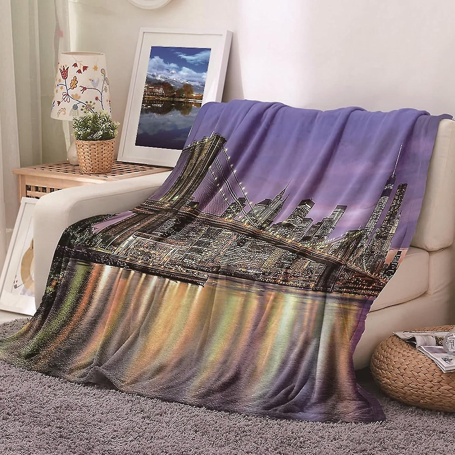 Flannel Blankets Purple And Gold Blanket MORA LUXURY