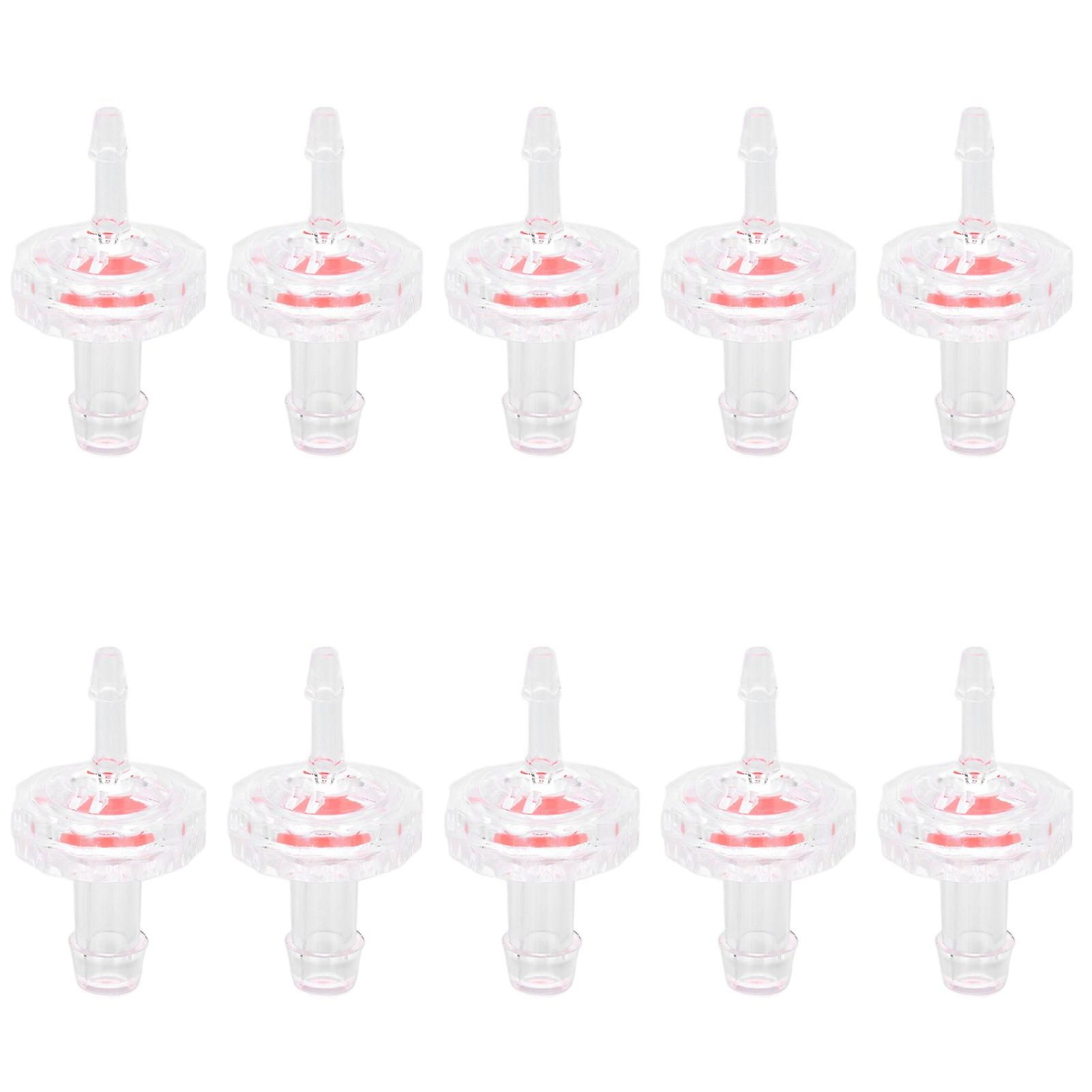 10Pcs Check Valve 1 Way PP Plastic Barb Hose Water Stop Variable Diameter Diaphragm