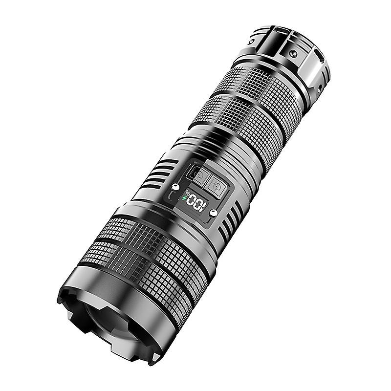 X9 Outdoor Digital Display Zoom Flashlight X9