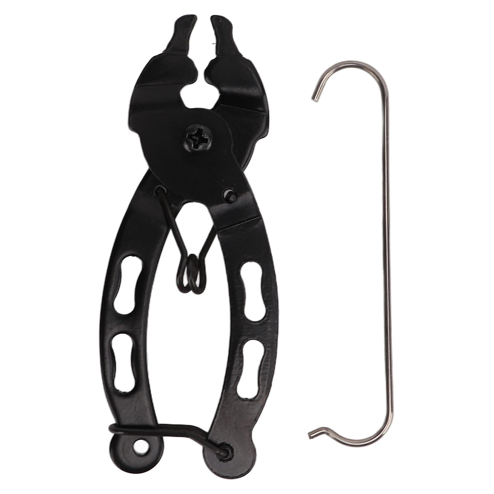 Steel bike chain tool for quick release and installation with hook
