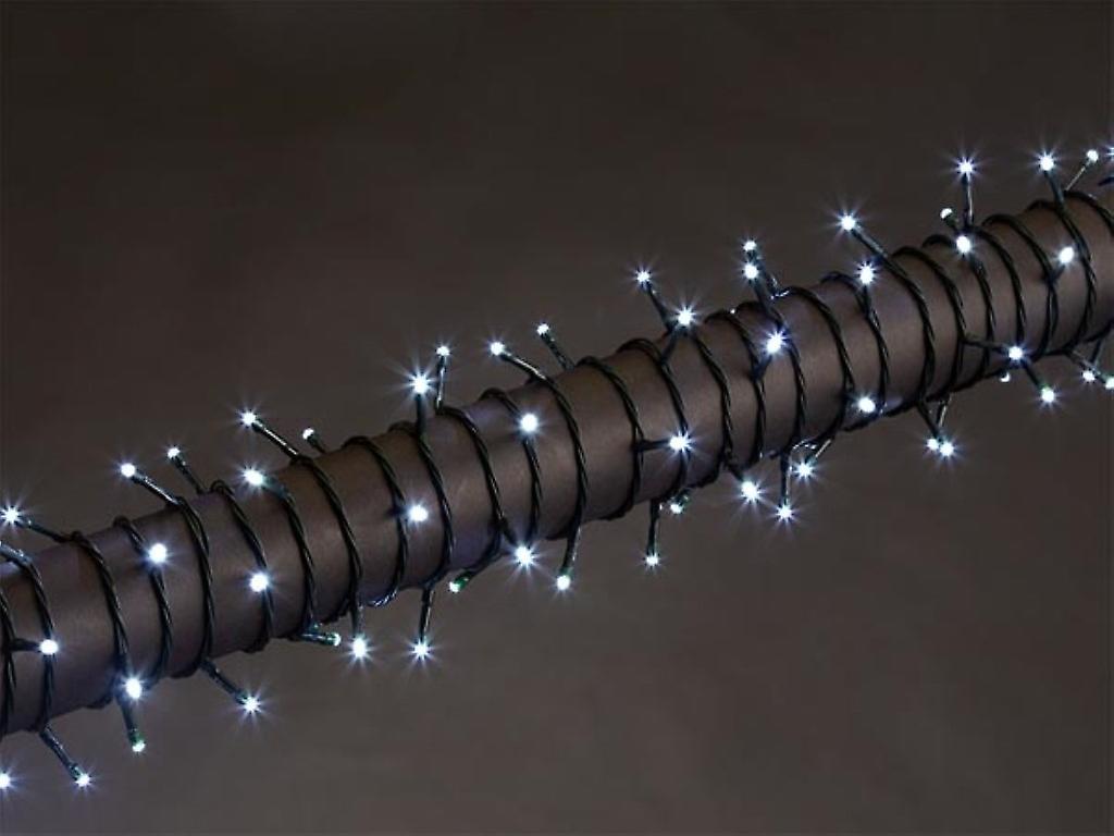 Stella Led - 20 M - 300 lumières blanches - Fil vert - 24 V