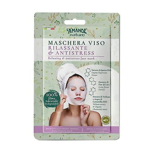 Relaxing anti-stress face mask 1 unit