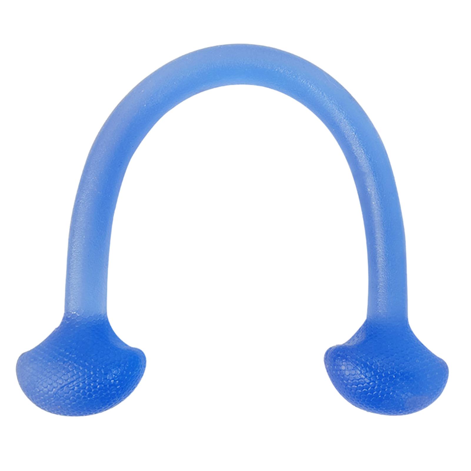 One Word Silicone Pull Rope Elasticity Multifunctional Adjustable 10lbs Tensile Strength Chest Expander Stretch Strap Blue