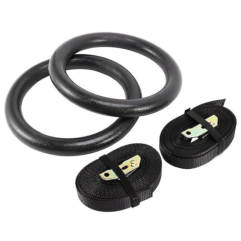Gymnastic Rings Pull-up Fitness Gym Rings With Adjustable Straps For Strength Training Workout