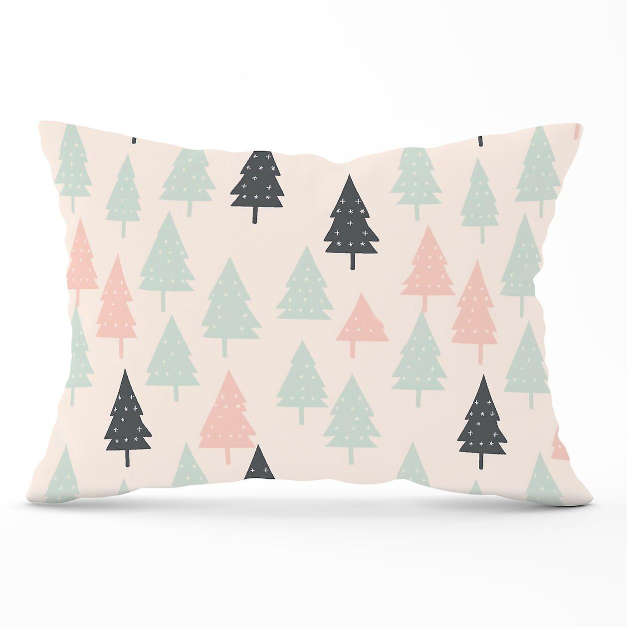 Christmas Tree Silhouette Pattern Cushions
