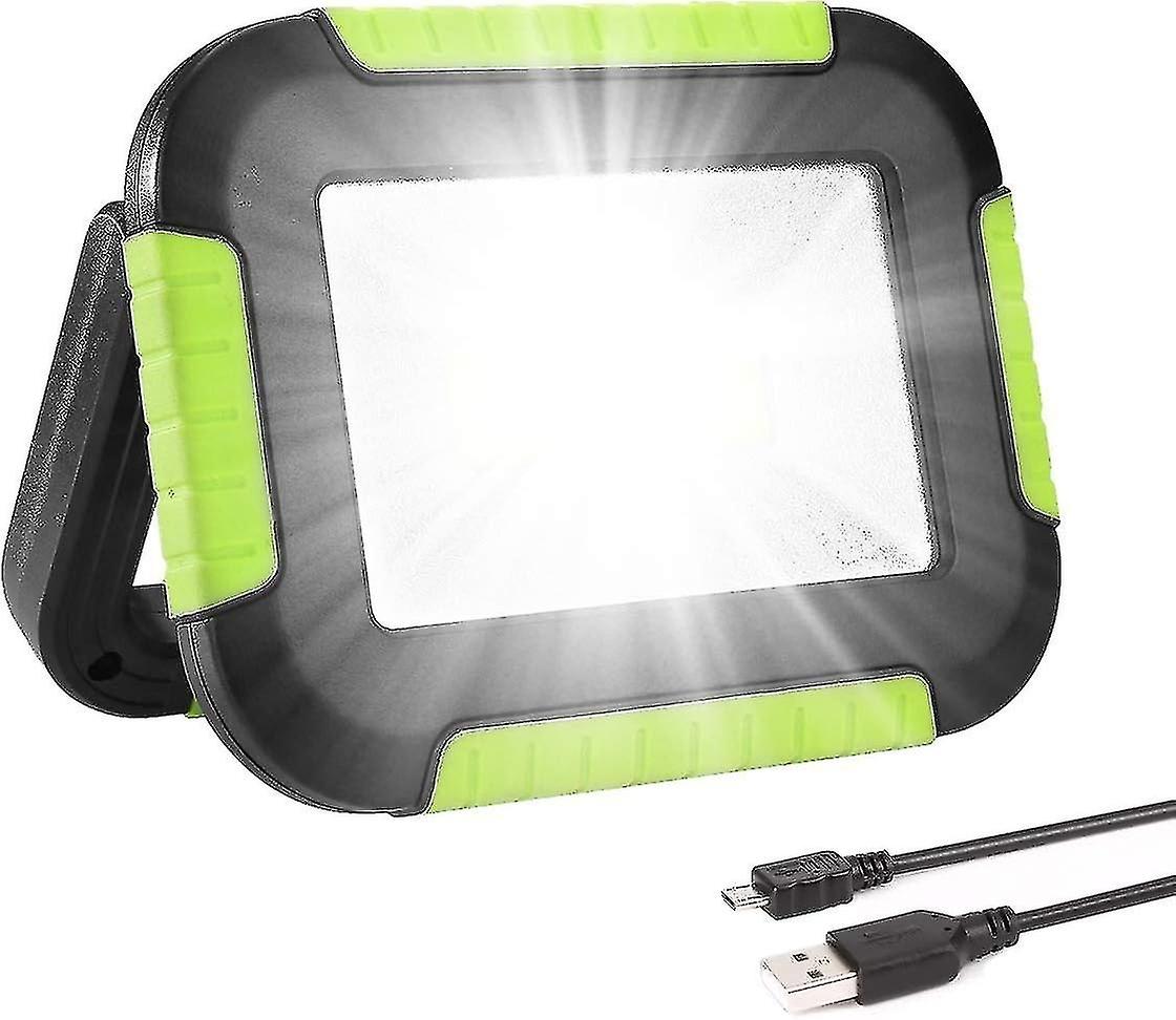 Projecteur portable Led 10w 1000lm, Projecteur Led rechargeable, 3 modes Lumino00