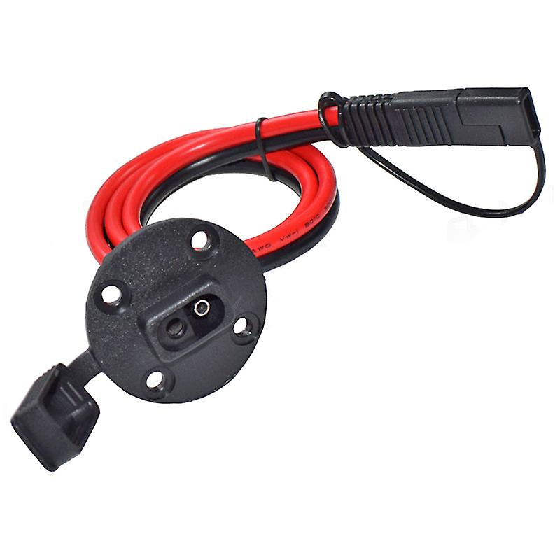 Socket Sidewall Port Weatherproof Universal Connector 10awg 60cm 30a Sae Cable For Motorcycles Solar Generator Battery