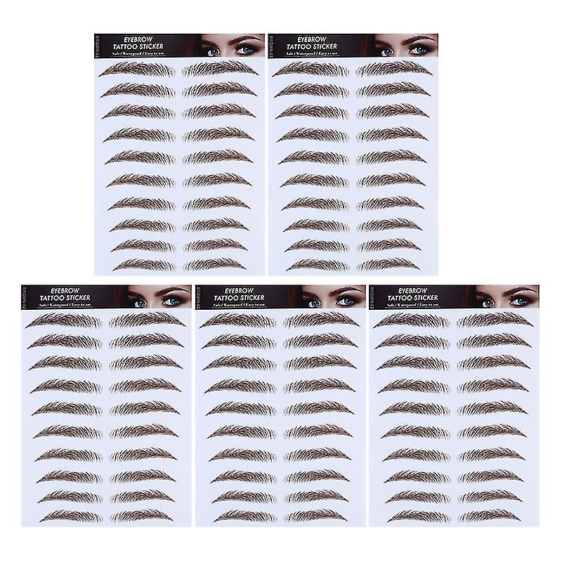 5pcs Imitation Eyebrow