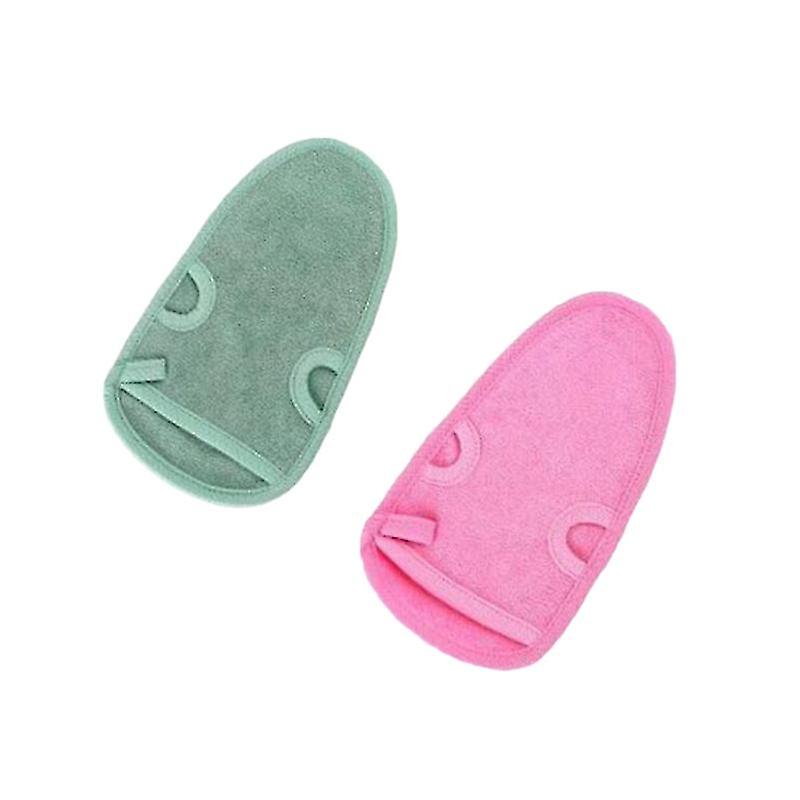 Fiber Bath Gloves For Bathing Use
