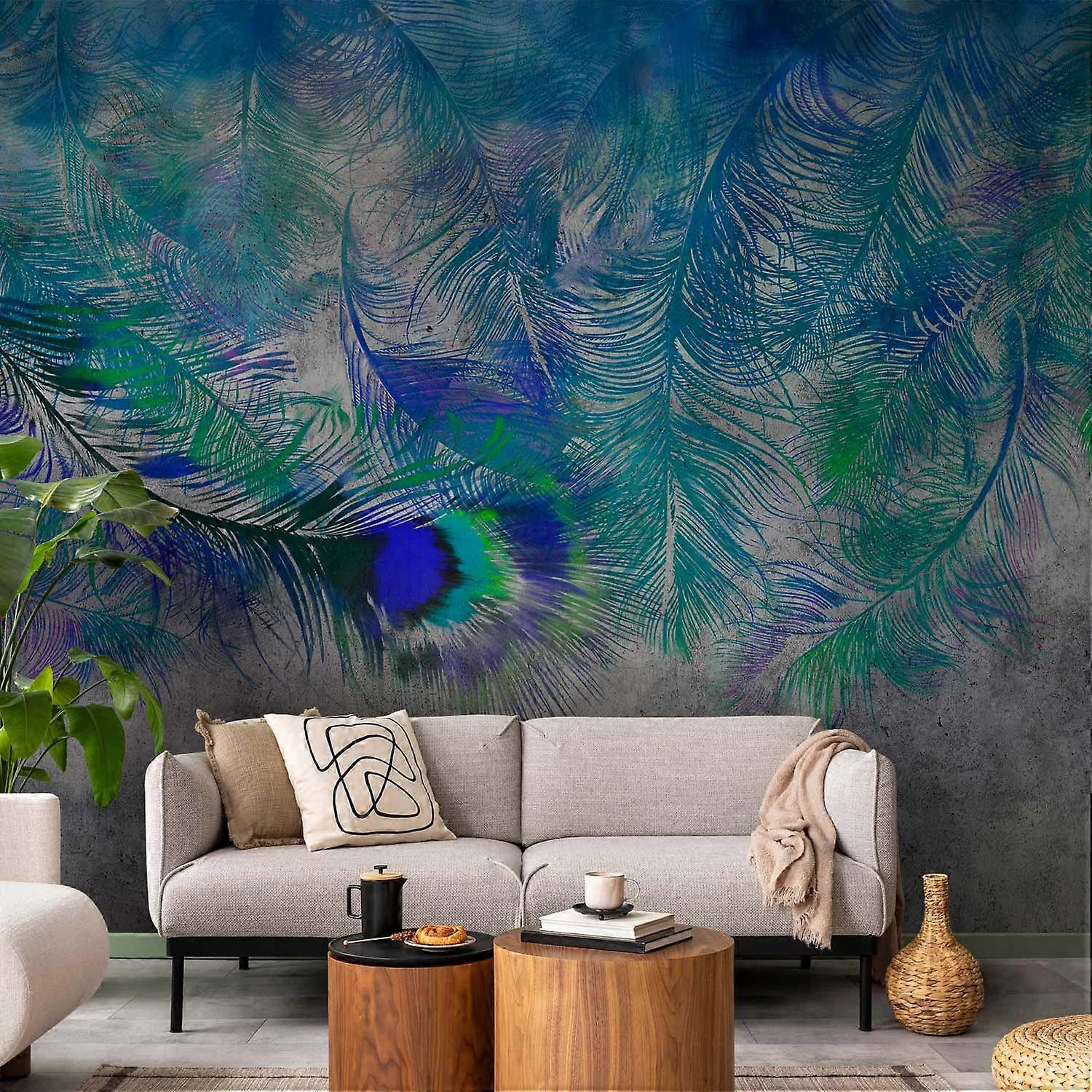 Fotobehang - Pauwenveren