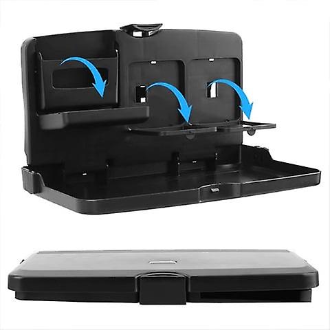 אוניברסלי ABS שולחן שולחן רכב מתקפל סוגר רכב למשקה מזון מחזיק טלפון מגש אוטומטי מושב אחורי שולחן רכב