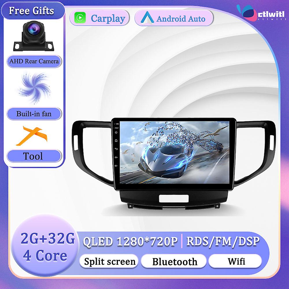Android 13 For Honda Accord 8 2008-2012 Touch Screen Autoradio Car Stereo Radio Video Player Navigation Gps Multimedia