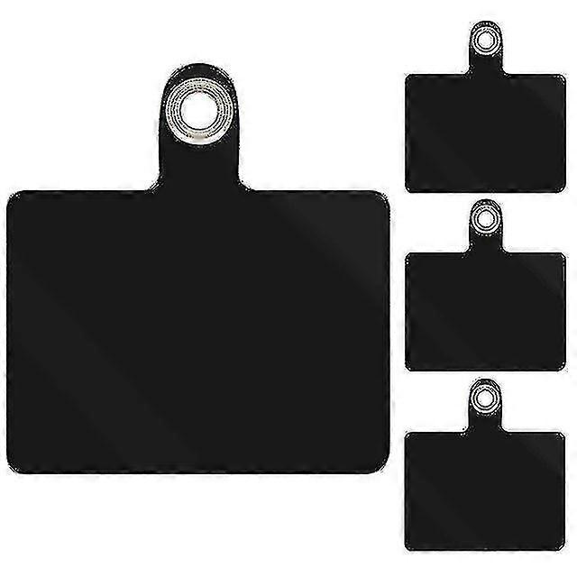 Pack of 100 pieces of universal durable pvc connector metal ring compatible with most smartphone cas