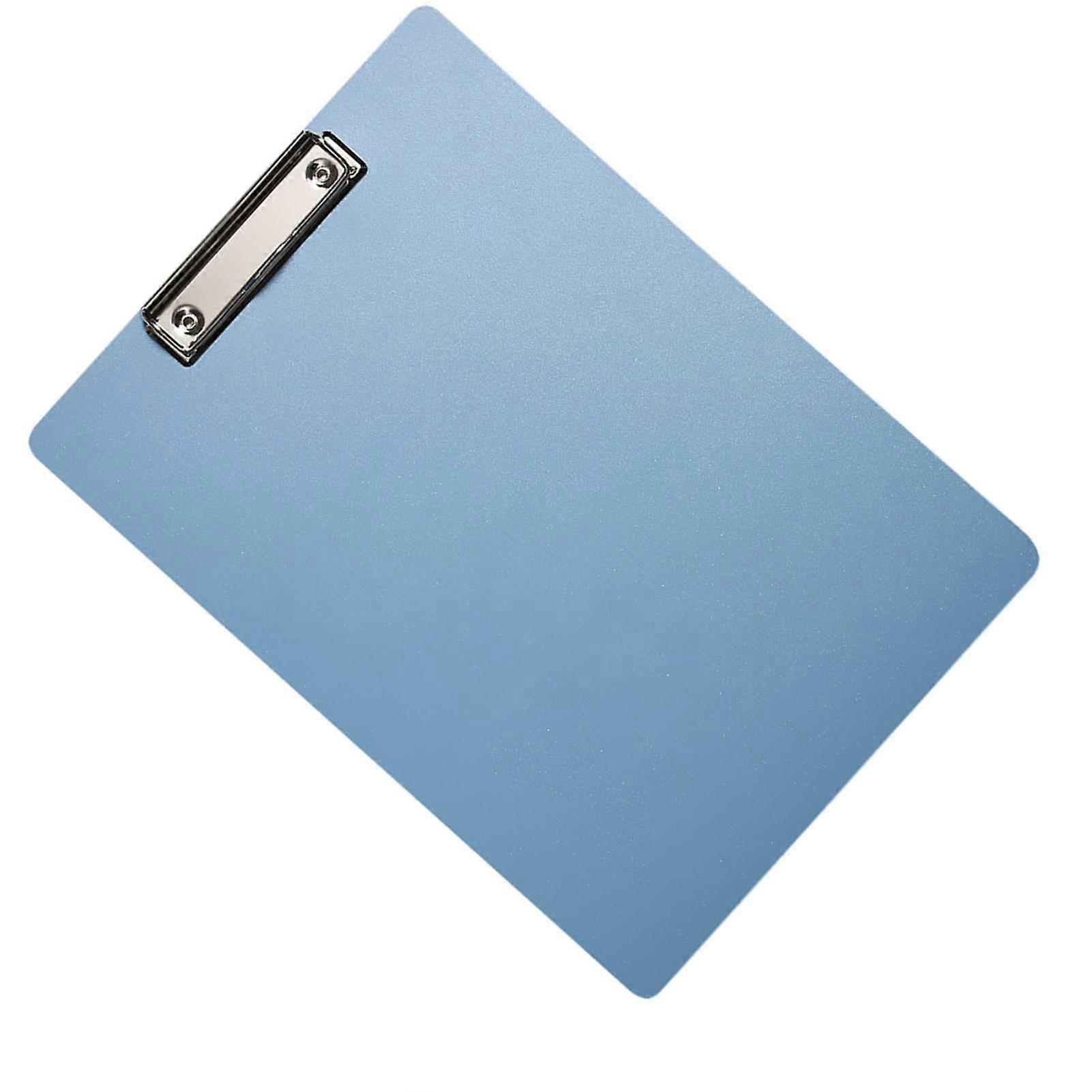 A4 Clipboard Thicken Plastic Clipboard Folder Vertical Clips Document Clipboard for Home School Office