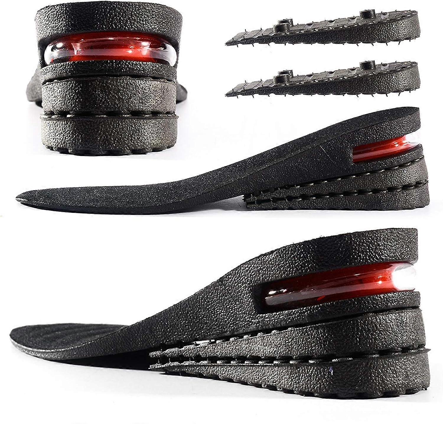 Elevate Your Height with Adjustable 3-Layer Air Cushion Heel Insert Insoles