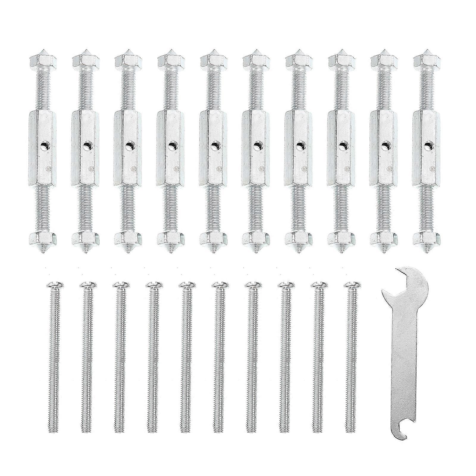 10 Sets Durable 86 Type Electrical Box Repair Kit Switch Socket Junction Box Repairer Switch