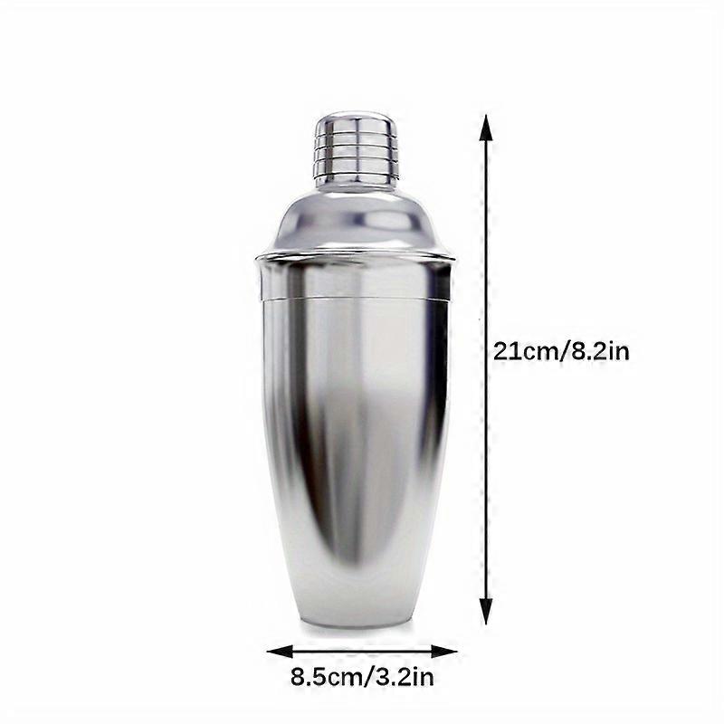 1/6pcs Durable Stainless Steel Cocktail Shaker - Perfect for Mixing and Shaking Cocktails with Ease - Ideal for Professional Bartenders and Home Enter