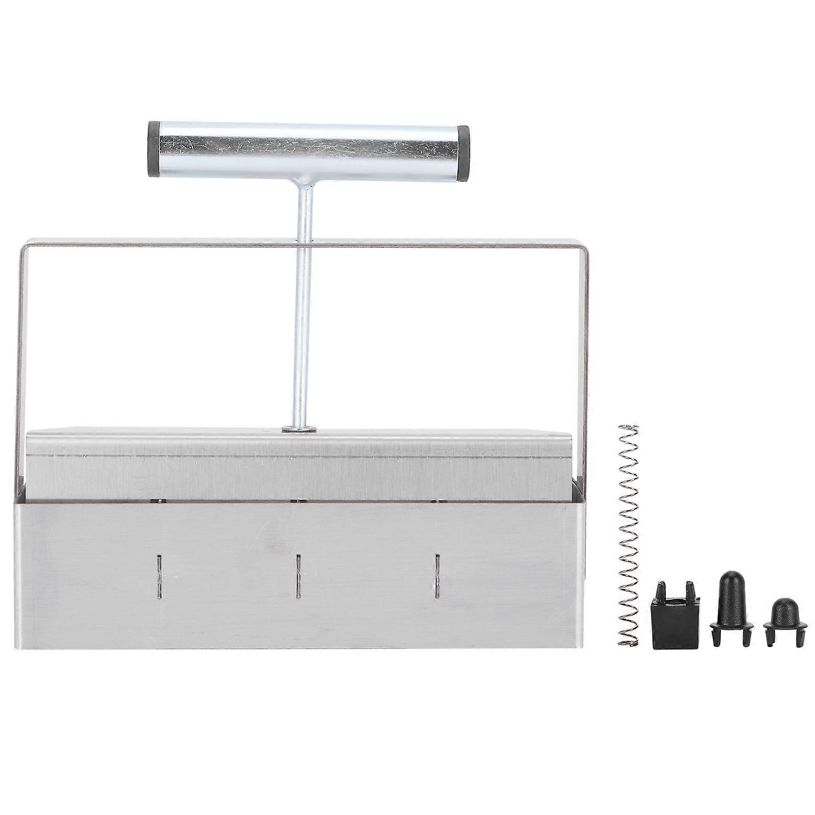 4 Grids Manual Soil Blocker Soil Blocking Tool for Seedlings Greenhouse Plant Growing Tool